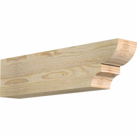 Ekena Millwork Ridgewood Rough Sawn Rafter Tail, Douglas Fir, 4"W x 6"H x 24"L RFT04X06X24RID00RDF